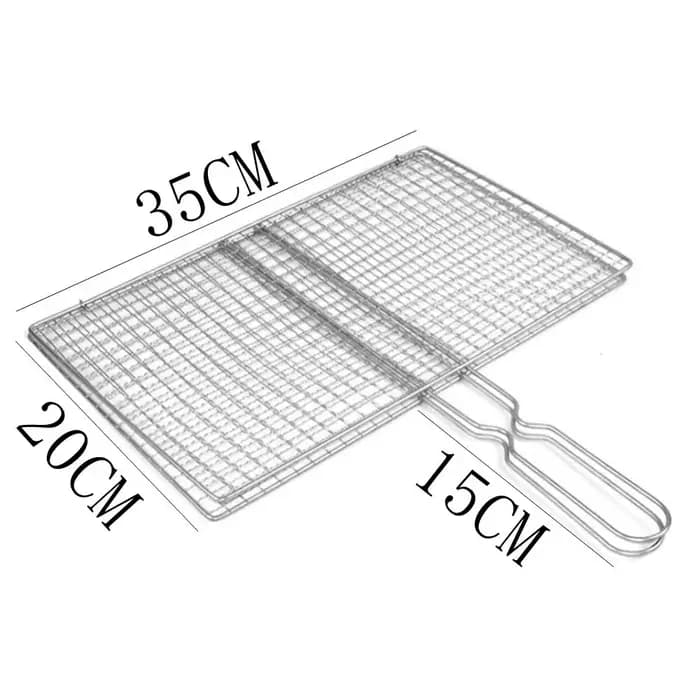 Filet à griller en fer pour barbecue, pince à steak, viande, poisson, légumes