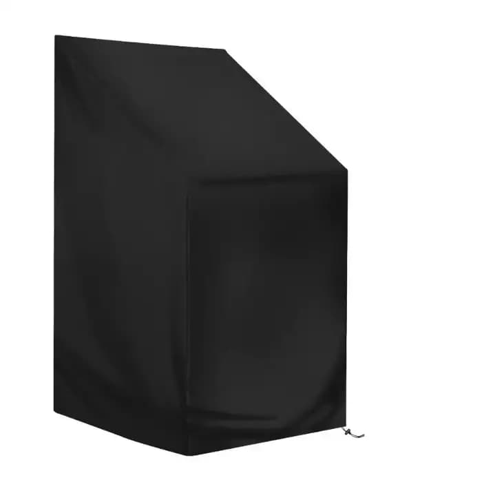 1 Housse de protection imperméable en tissu Oxford pour chaise de jardin empilable 65x65x70x120cm