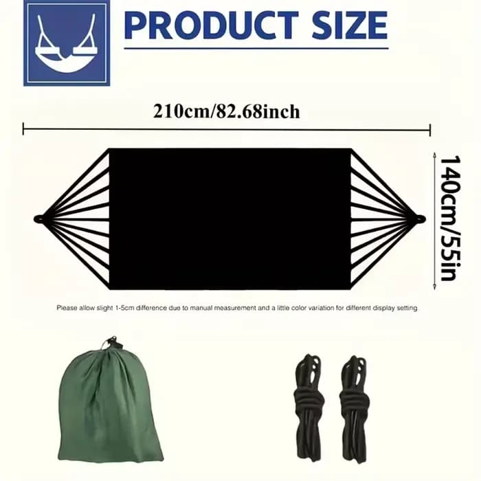 1 ensemble de hamacs avec sangles et sac de rangement, adaptés aux pique-niques à la plage, à la randonnée, chaises longues d'extérieur légères et durables, balançoires