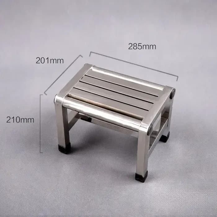 Tabouret en acier inoxydable simple, meuble multifonctionnel, chaussure, piste de proxy, tabouret de bain, banc de pêche portable