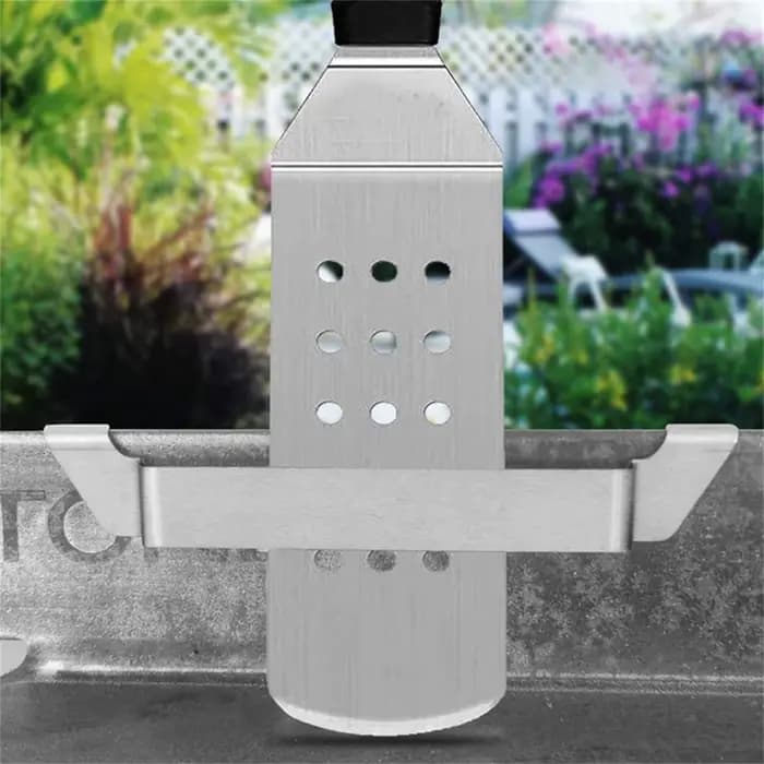 Support de spatule en acier pour plaque de cuisson au barbecue