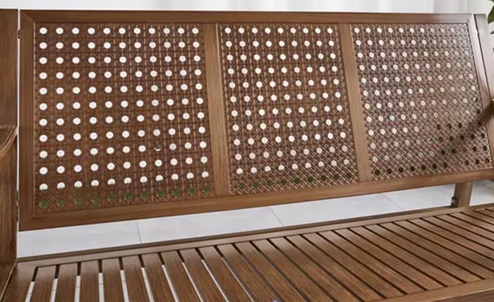 Balançoire de Patio en aluminium, chaise à bascule de jardin, ensemble de balançoires à trois places, canapé suspendu moderne, chaise de loisirs, balançoire d'extérieur pour adultes