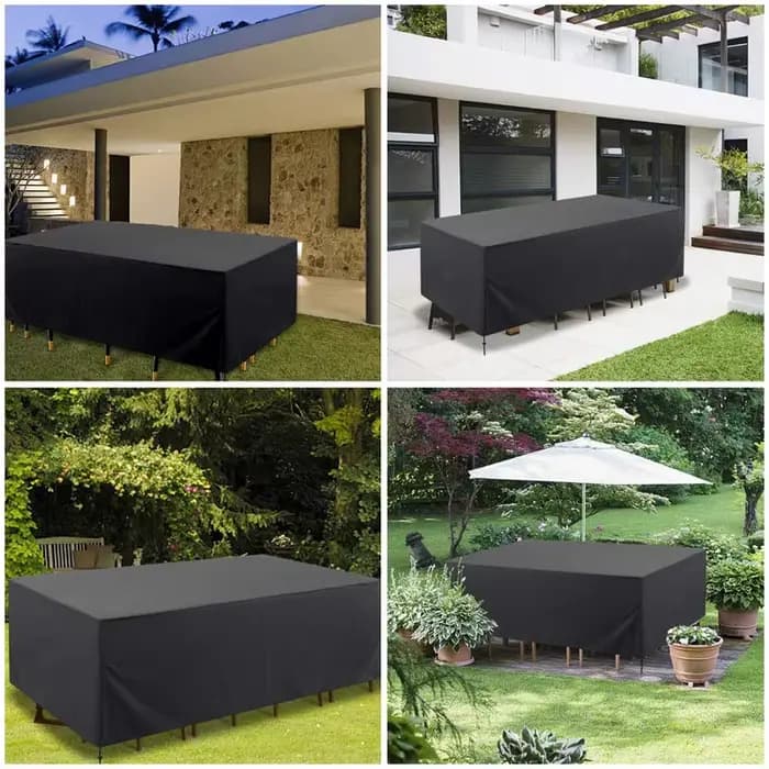 Housse de protection pour meubles d'extérieur en tissu Oxford 420D