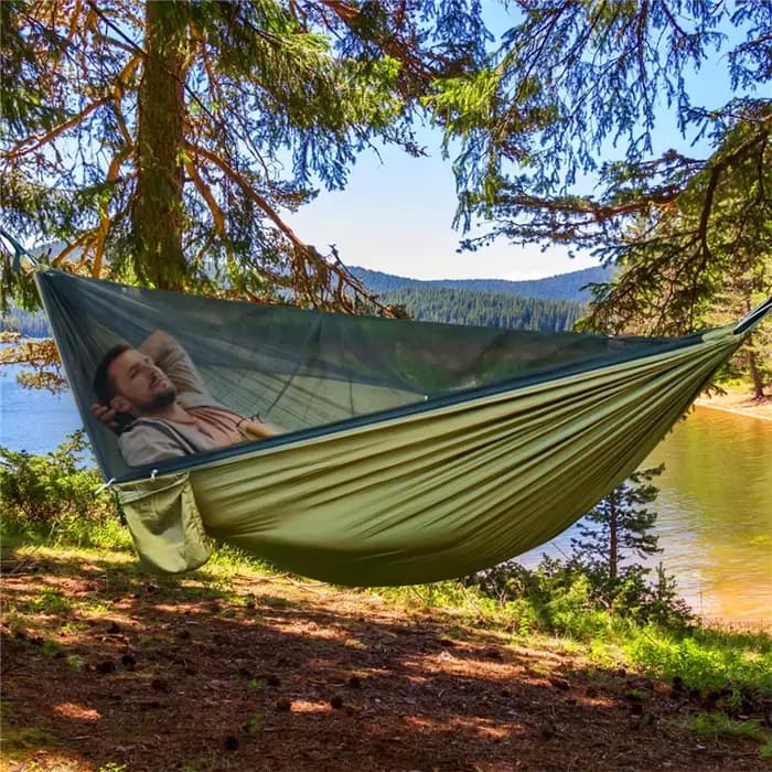 Hamac de camping avec moustiquaire