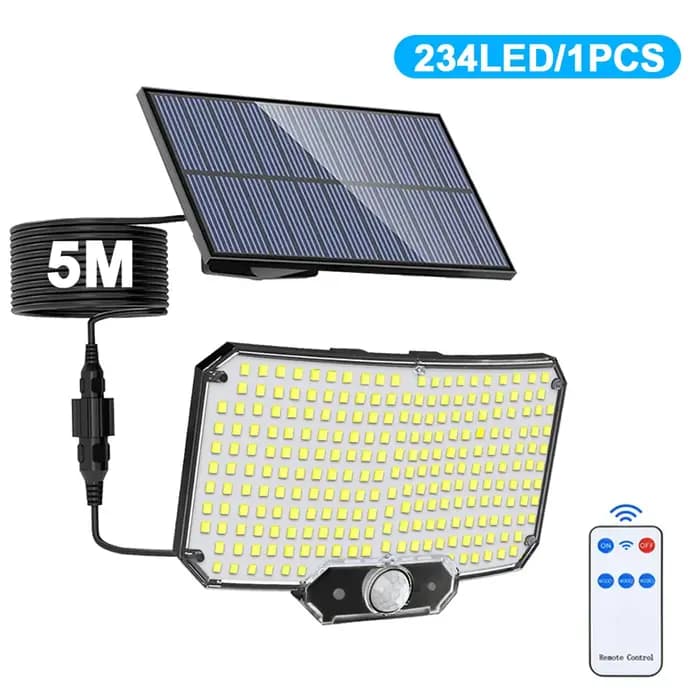 234LED lumières extérieures solaires capteur de mouvement Super lumineux