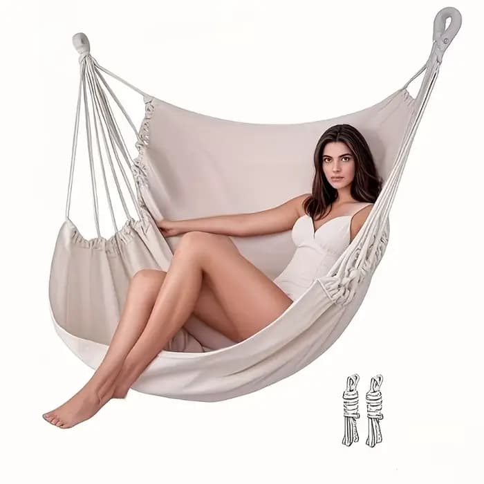 Chaise suspendue d'extérieur à la mode
