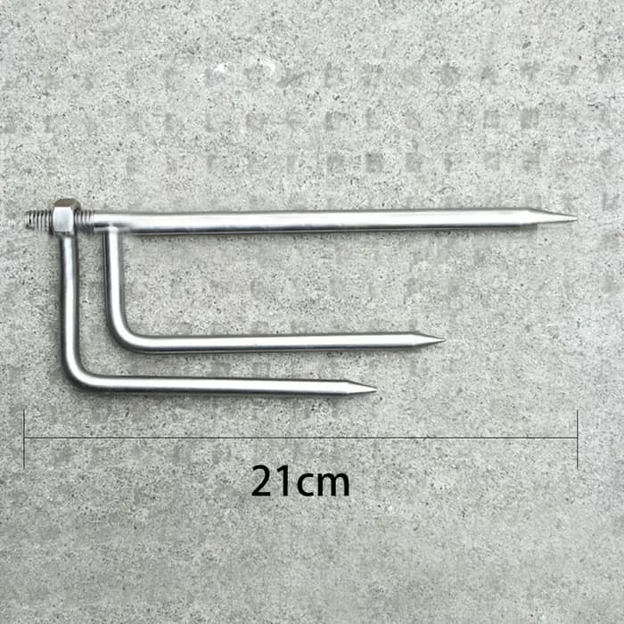 Support de Parasol 17/21cm, 1 pièce, pince à pointe de sol pour activités de plein air avec Interface filetée universelle
