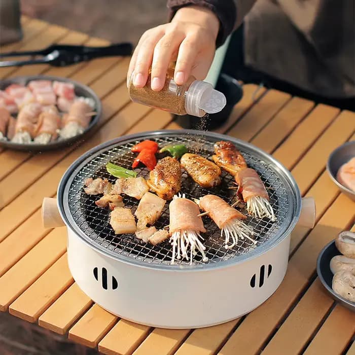 Barbecue au charbon de bois portable