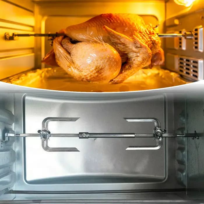 Tige de gril de rôtissoire de Barbecue électrique 1.5V D taille