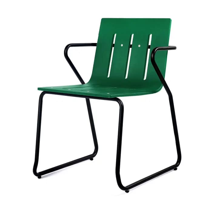 Fauteuil extérieur extérieur de patio de jardin de PP en plastique de conception moderne pour le caf