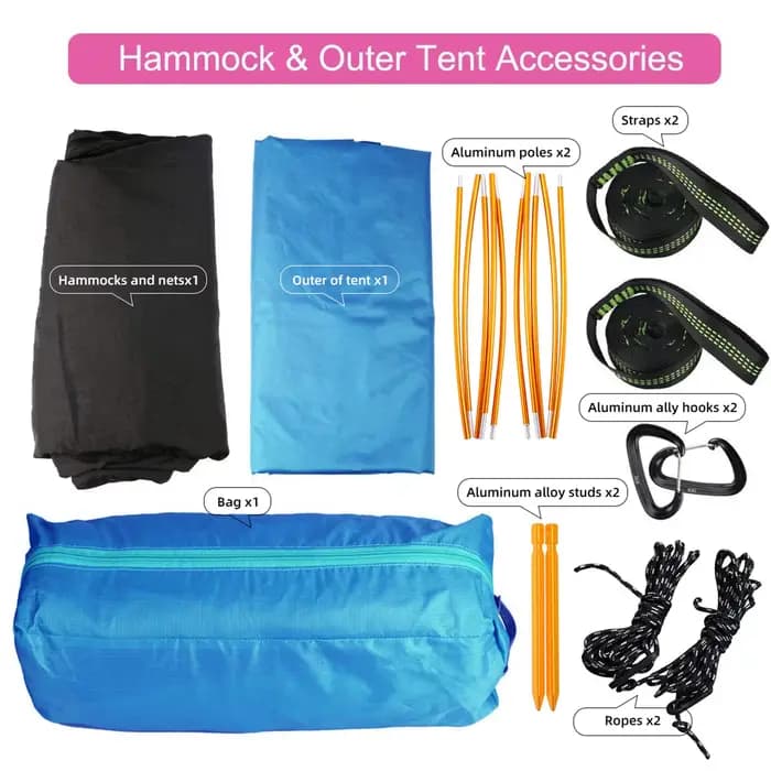 Hamac moustiquaire de voyage