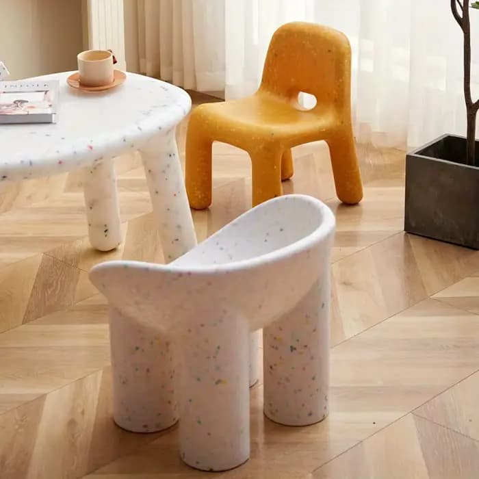Chaise en plastique de style nordique de haute qualité