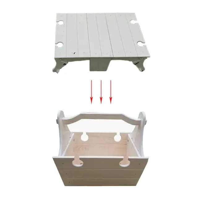 Table pliante de pique-nique en plein air 2 en 1