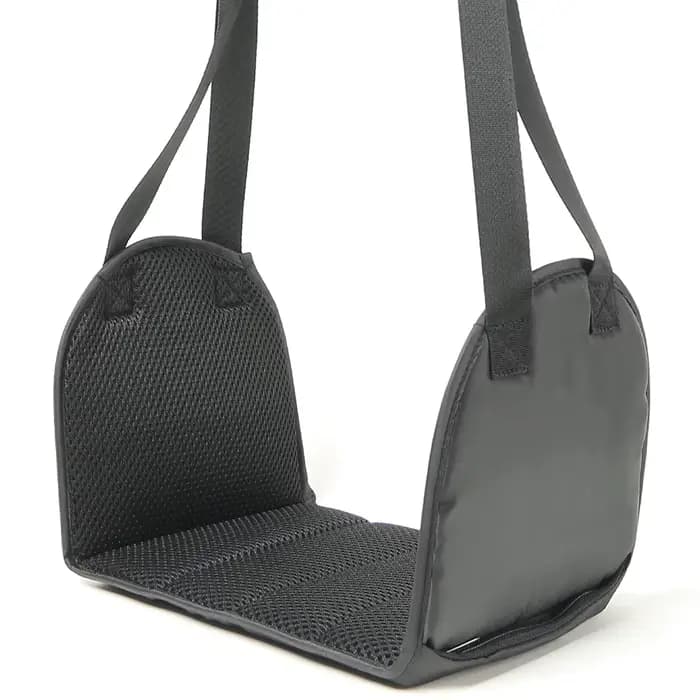 Hamac de pied d'avion, repose-pieds de compagnie aérienne avec coussinet amovible, sangle réglable,