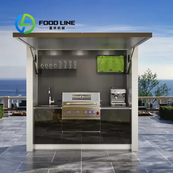 Abri de jardin extérieur avec portes sécurisées, design moderne noir et gris, structure coupe-vent et imperméable pour jardin, patio et cour arrière