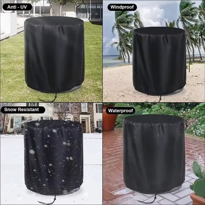 Couverture de Table ronde extérieure pour jardin-tissu Oxford