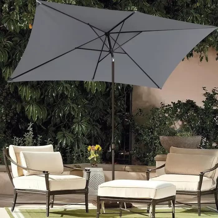 Parapluie de Patio rectangulaire 2x3 m