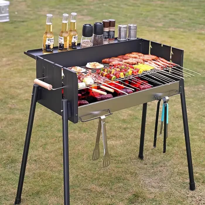 Barbecue domestique, four à charbon de bois sans fumée pour l'extérieur