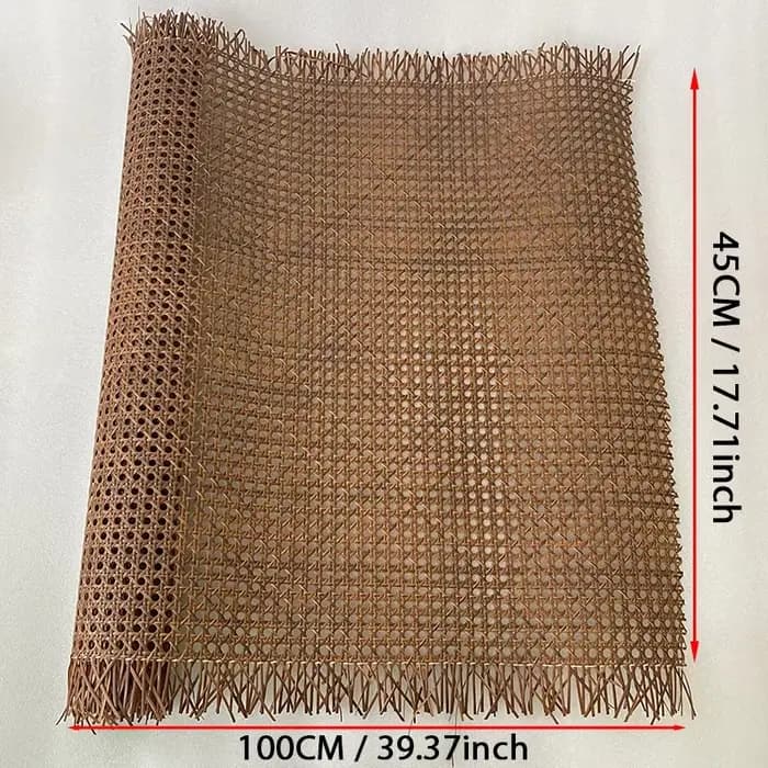 Multi taille nouvelles couleurs indonesiennes en plastique rotin canne chaise Table meubles matériel