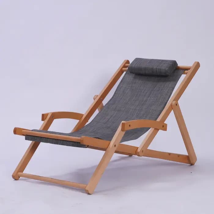 Chaise pliante basse légère De plage