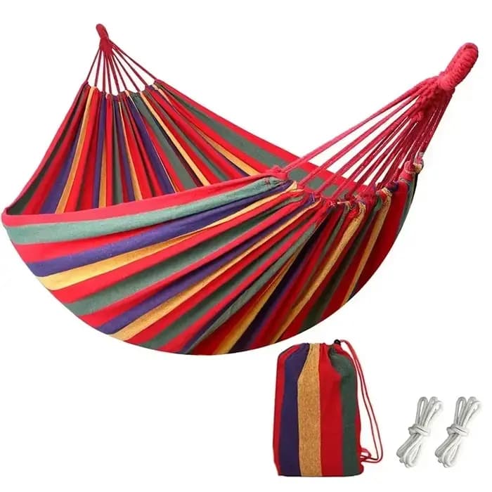 Hamac en toile de qualité supérieure pour le camping