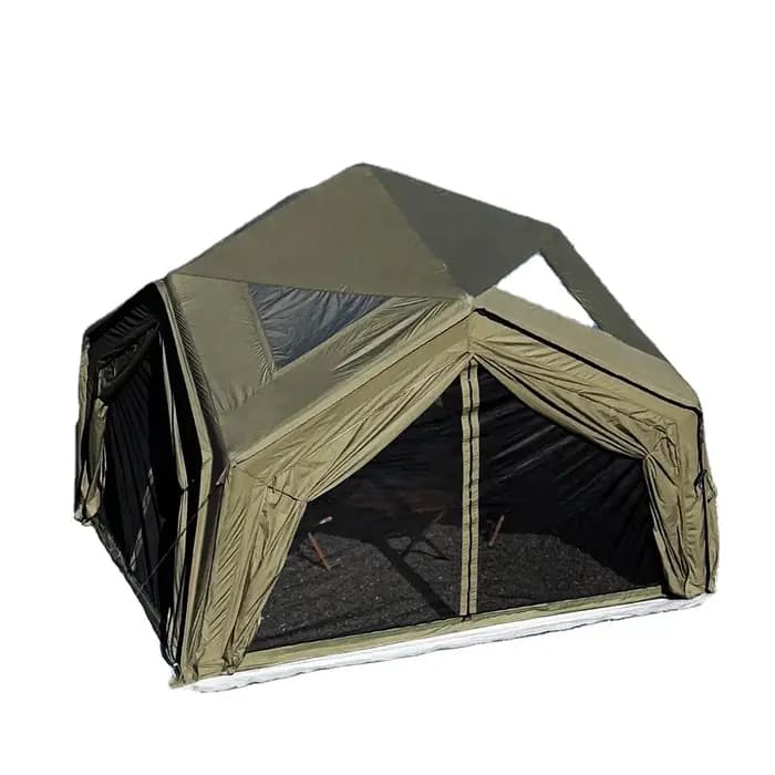 Vente chaude! Grande tente de Camping extérieure gonflable Durable et imperméable de luxe pour 8-10 personnes-remise