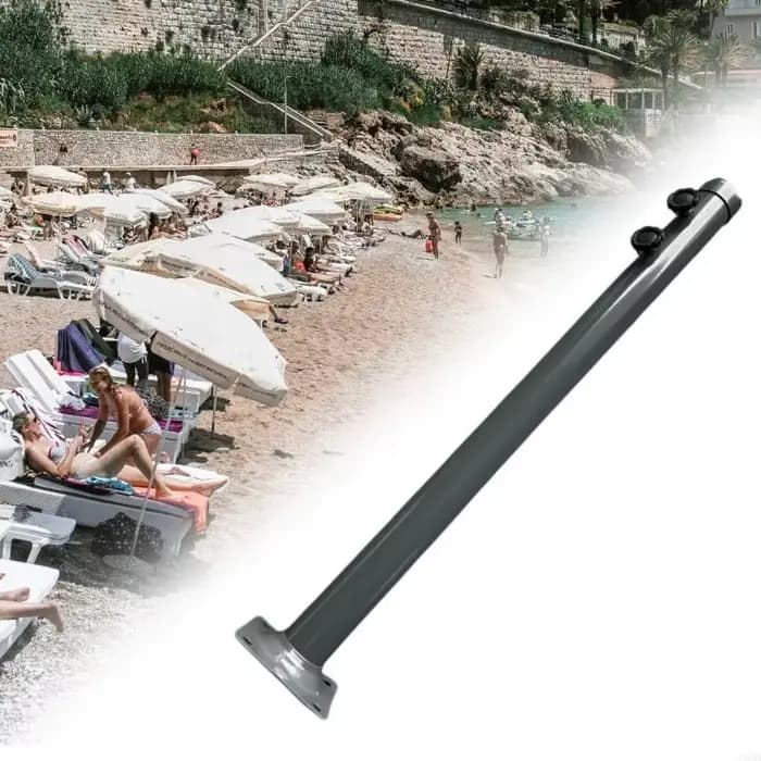 Mises à niveau des patios extérieurs Patios Umbrella Stand Base Heavy Duty Duty Fer Parasols Banana