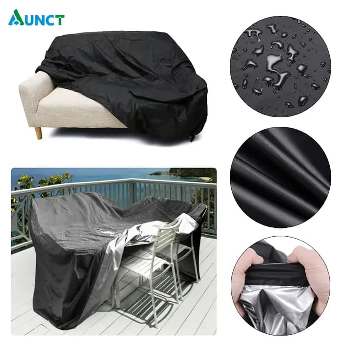 Ensemble de meubles de Patio extérieur imperméable de jardin couvre la pluie neige housses de chaise tout usage pour