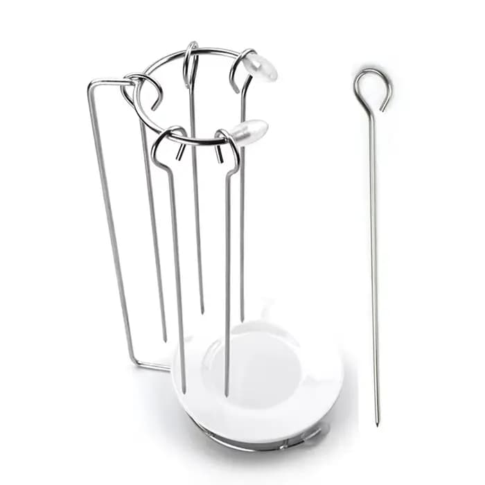 Support suspendu pour Barbecue en acier inoxydable, multifonctionnel, pratique, facile à nettoyer, brochettes parfumées, support suspendu pour Barbecue