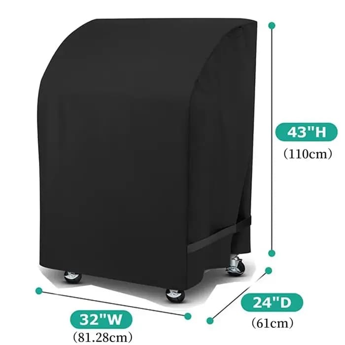 Couverture de poêle de Barbecue à gaz de 32 pouces, couverture de capot de four extérieur imperméabl