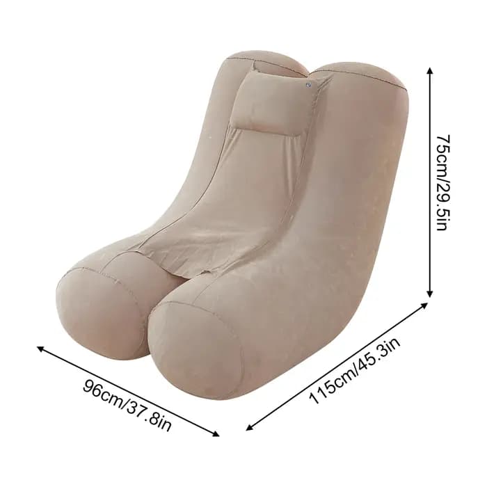 1PC Chaise longue gonflable à bascule