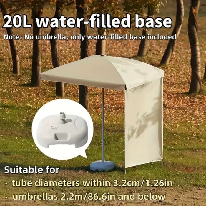 Support de parasol d'extérieur portable lesté pour jardin