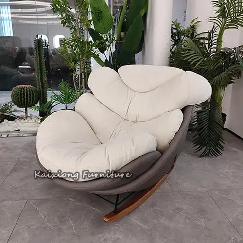 Chaise à bascule de luxe avec soutien lombaire