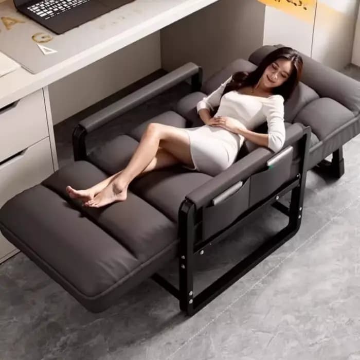Fauteuil inclinable pliable, chaise de salon, de sieste, de bureau, confortable, ergonomique, réglab