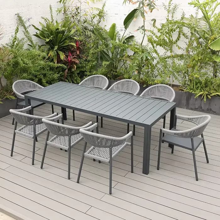 Chaise de salle à manger intérieure et extérieure Simple