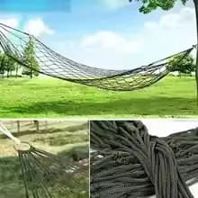 1/3/5 pièces Portable jardin extérieur épaissi Nylon corde hamac intérieur maille hamac Portable Sim