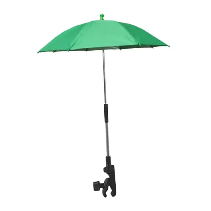 Parasols de chaise de sport avec clip anti-soleil 360 ° Parasol réglable pour poussette de bébé