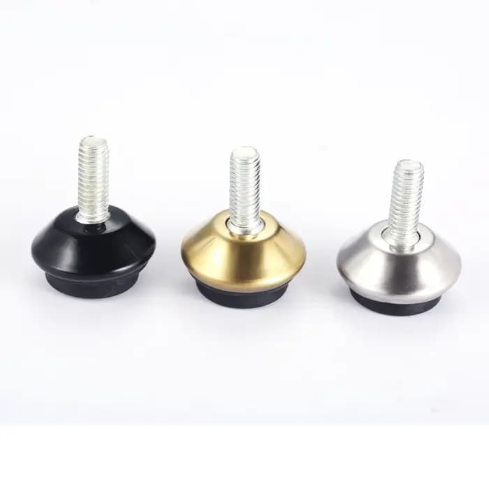 4 pièces niveleurs de meubles réglables pieds de Table de nivellement pieds Base noire pour Tables c
