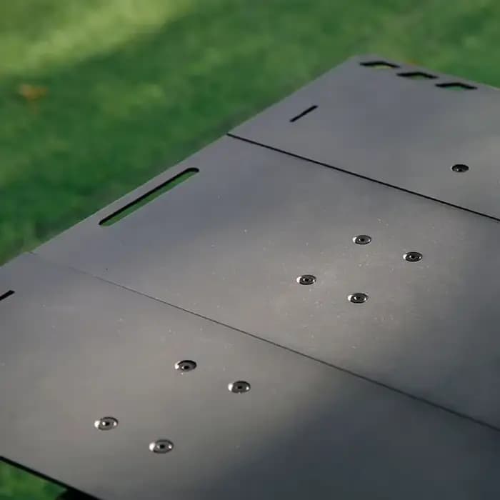 MOEYE Table tactique de Camping en alliage d'aluminium Table pliante Portable Tables de pique-nique