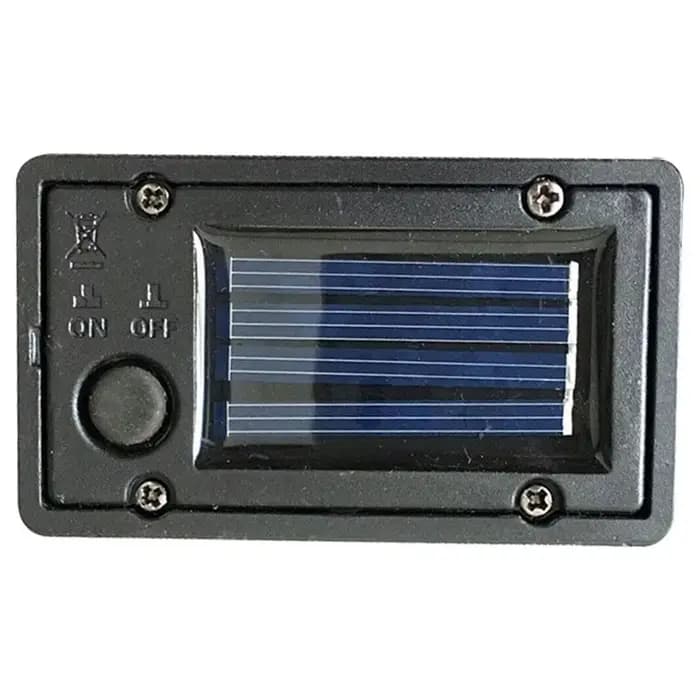 Boîte de rangement solaire carrée pour lampe LED de jardin