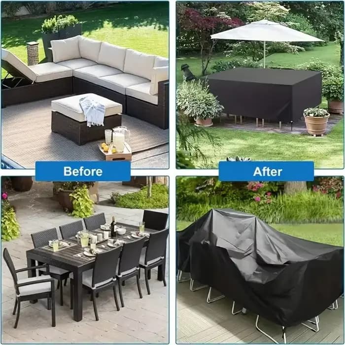 Housses de mobilier de jardin 210D imperméables