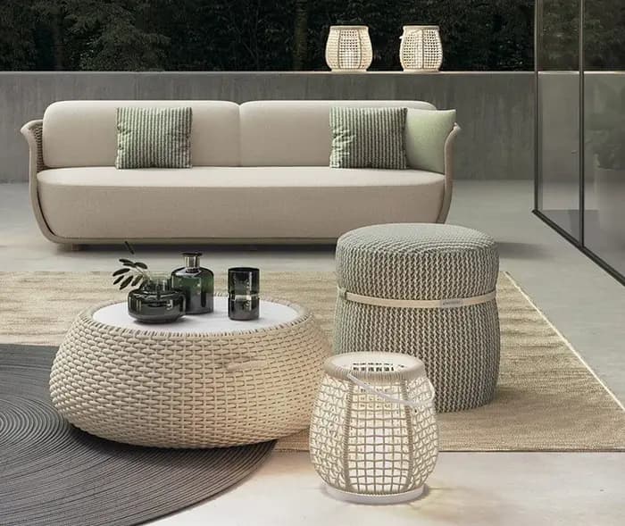 Foshan meubles d'extérieur Villa moderne cour Patio jardin