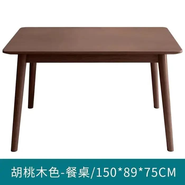 Bureau carré Tables à manger étude organisateur support en bois café
