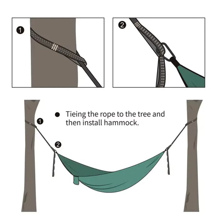 Sangles De hamac en Polyester, haute capacité De charge, 600lb, résistance à la rupture, corde De ce