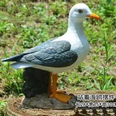 Statue d'oiseau de jardin 1 pièce
