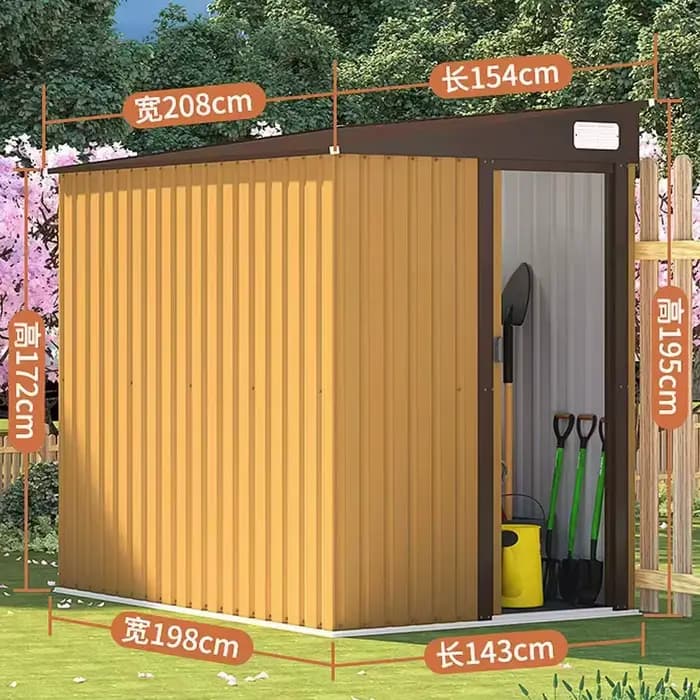 Abri de rangement extérieur, salle d'outils de jardin étanche, pièce Simple Mobile, salle utilitaire d'arrière-cour