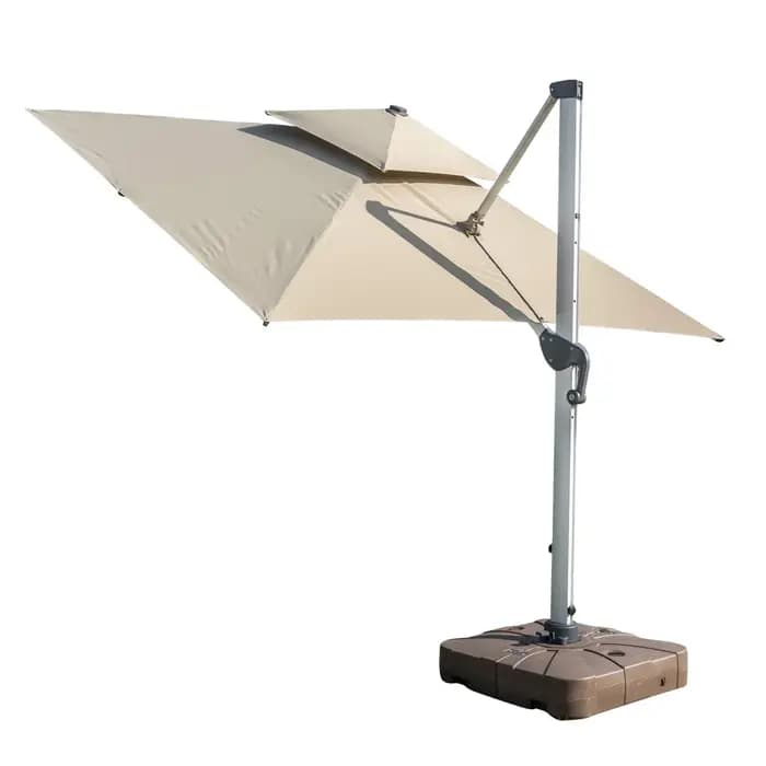 Parasol Roma en aluminium pour Patio