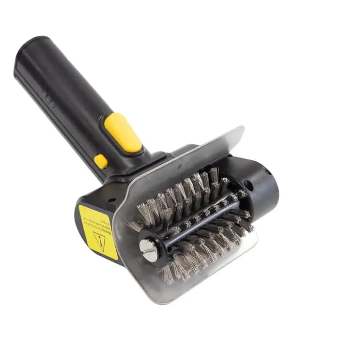Brosse électrique rechargeable pour barbecue, brosse de nettoyage de barbecue sans fil portable, nettoyeur de barbecue électrique pour le camping en plein air et la cuisine