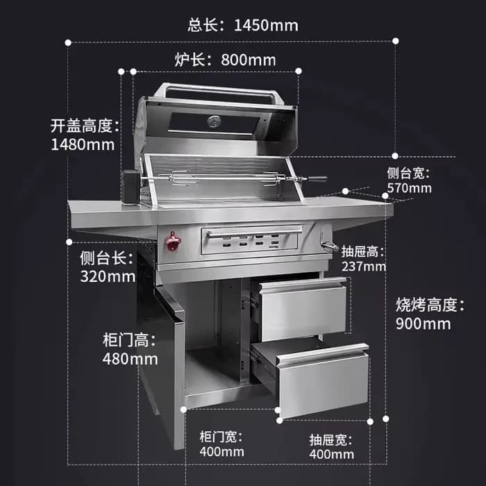 Grill de barbecue de jardin