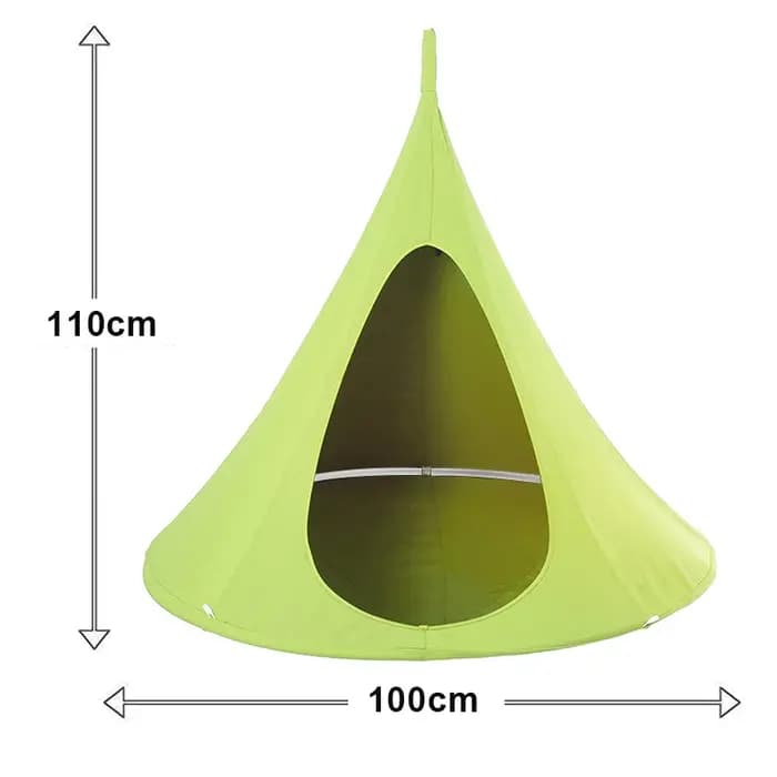 Hamac extérieur étanche Double Cacoon chaise suspendue capacité de poids 80KG utilisation extérieure et intérieure-Kit